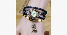 Load image into Gallery viewer, Owl Vintage Wrap Watch