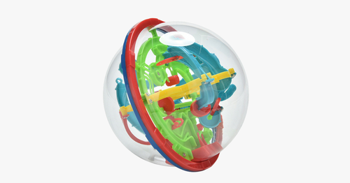 3D Magic Intellect Maze Kids Balance Logic Ability Puzzle Training Ball Toys - FREE SHIP DEALS