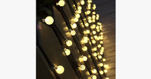 Load image into Gallery viewer, 20 LED Solar-Powered Crystal Ball String Lights