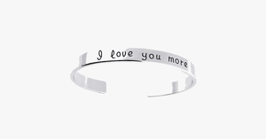 18k Gold Plated - I Love You More Bangle - FREE SHIP DEALS