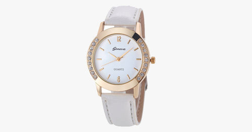 Analog Leather Quartz Watch - FREE SHIP DEALS