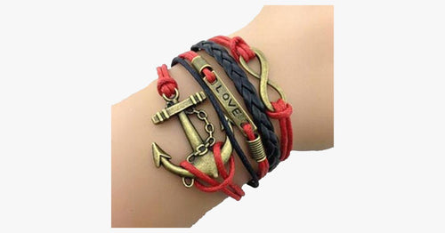 Anchor Love Plate Infinity - FREE SHIP DEALS