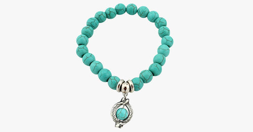 Ancient Circle Ring Turquoise Bracelet - FREE SHIP DEALS
