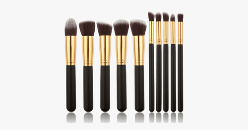 10 Piece Kabuki Brush Set - FREE SHIP DEALS