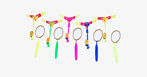 5 Pack Led Helicopter Shooters - FREE SHIP DEALS