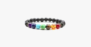 7 Chakra Healing Lava Bracelet - FREE SHIP DEALS