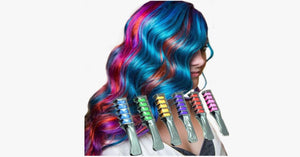 6pc Shimmer Hair Chalk Comb - FREE SHIP DEALS