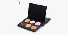 Load image into Gallery viewer, 6 Color Makeup Concealer Cream Contour Palette