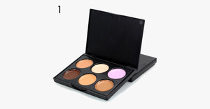 6 Color Makeup Concealer Cream Contour Palette