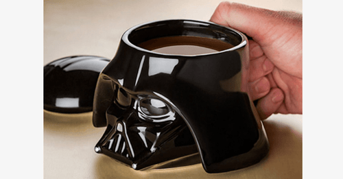 3D Star Wars Ceramic Mug With Removable Lid - Darth Vader or Stormtrooper Styles Available - FREE SHIP DEALS