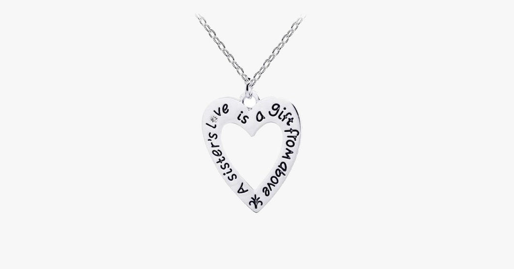 A Sister's Love is a Gift From Above - Pendant - FREE SHIP DEALS