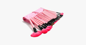 24 Piece Pink Glory Brush Set - FREE SHIP DEALS