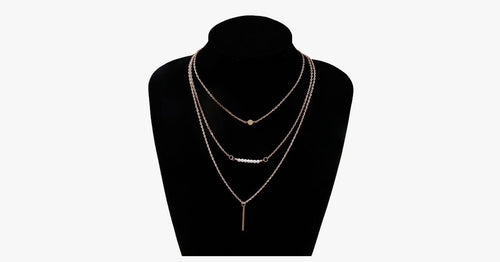3 Multi-Layer Bar Necklace - FREE SHIP DEALS
