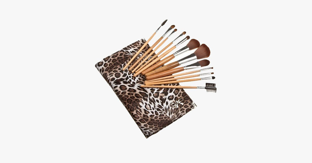 12 Piece Leopard Skin - Flat Case - FREE SHIP DEALS