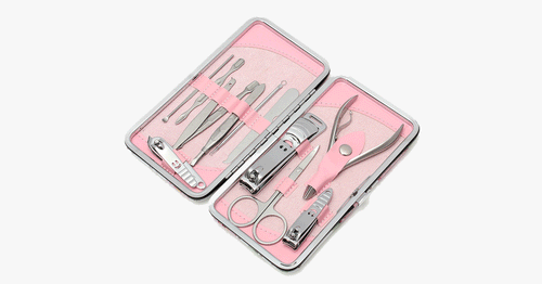 12 Piece Stainless Steel Professional Manicure Set - FREE SHIP DEALS
