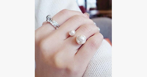 18K Pearl Ring - FREE SHIP DEALS