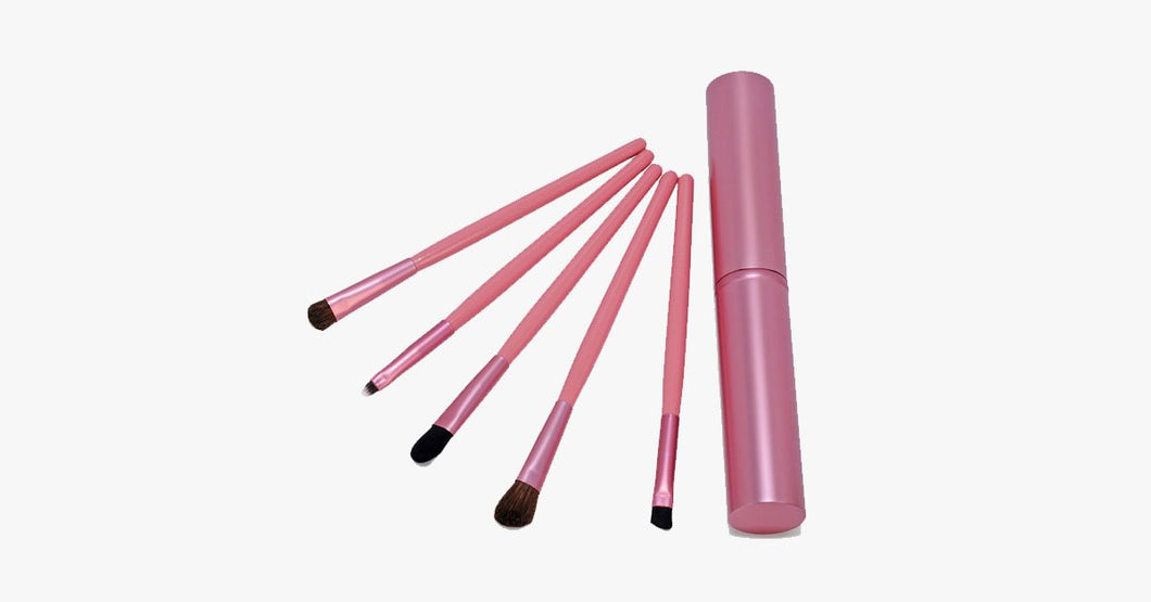 5 Piece Professional Eyeshadow Brush Set - FREE SHIP DEALS