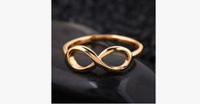 Load image into Gallery viewer, 18k Gold Plated Infinity Ring - FREE SHIP DEALS