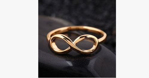 18k Gold Plated Infinity Ring - FREE SHIP DEALS