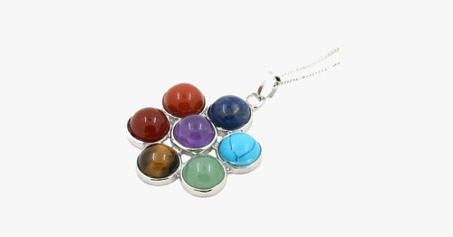 7 Chakra Stones Natural Healing Pendant Necklace - FREE SHIP DEALS